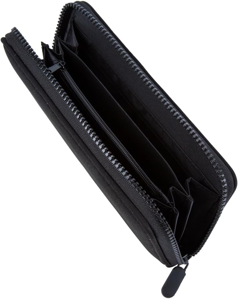 Daiso Zipped Long Wallet in Black - Image 3